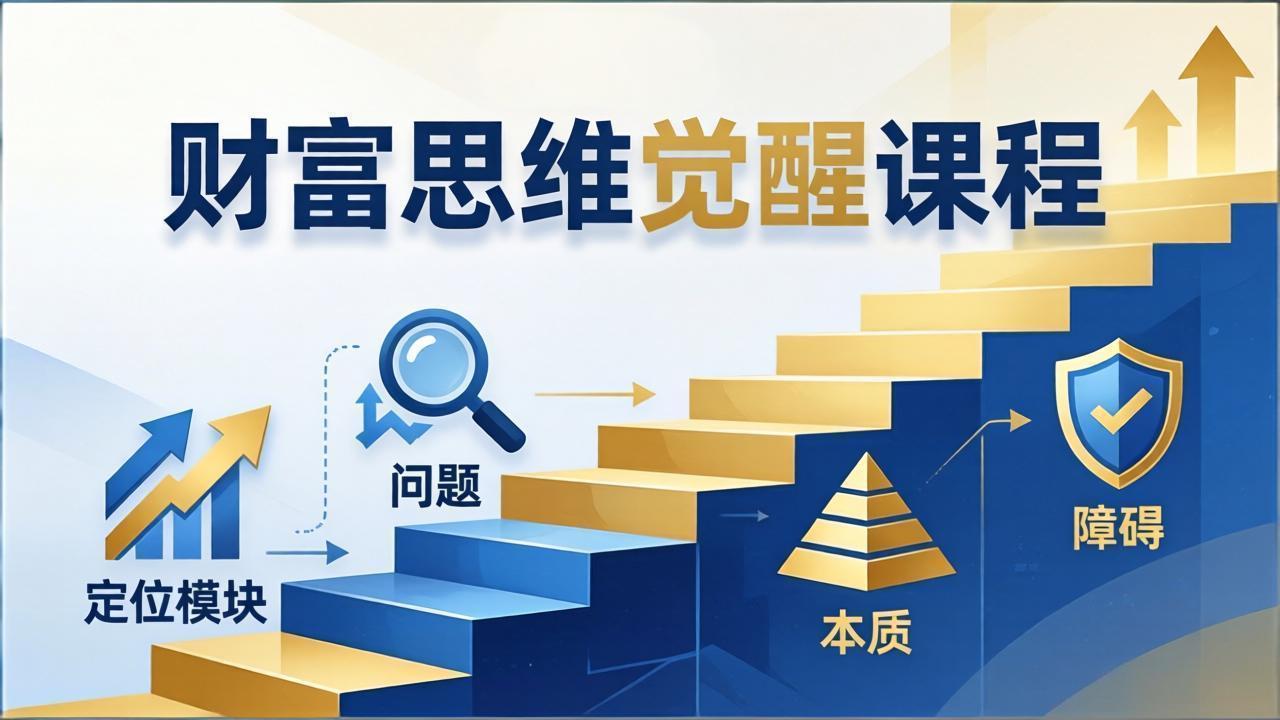 <span style='color:#ff0000'>财富思维觉醒第十期：3天大课四大模块，精准定位问题看清本质，扫清人生障碍</span>