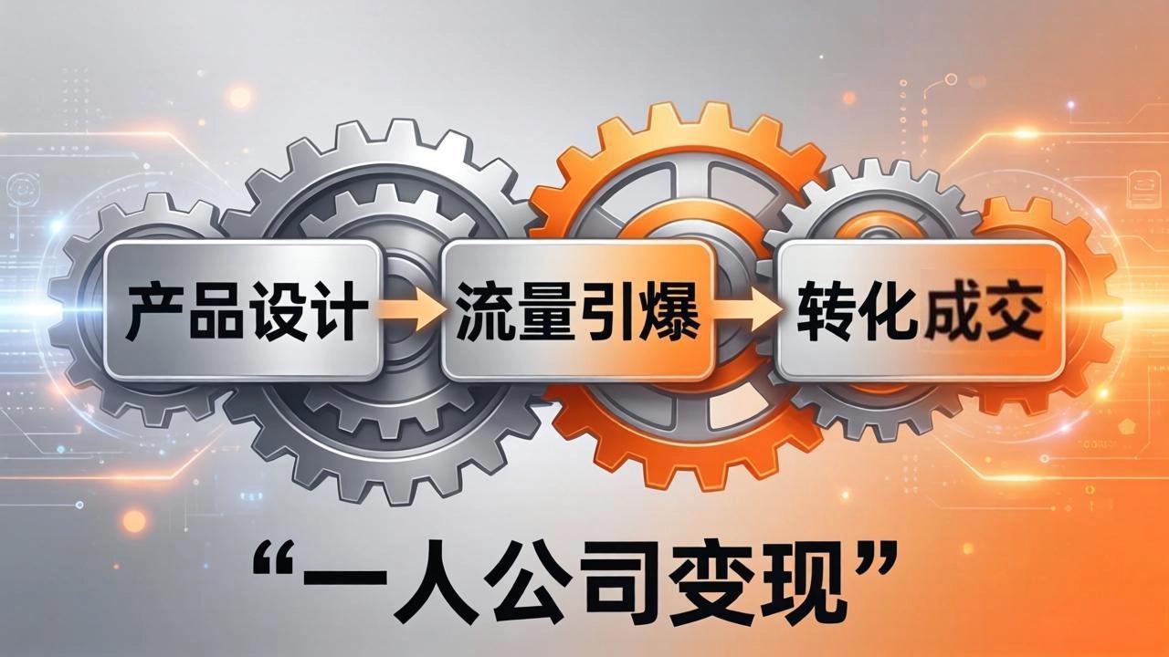 <span style='color:#a100e0'>一人公司变现全攻略：产品设计+流量引爆+转化成交，打造不受年龄限制的长期事业</span>
