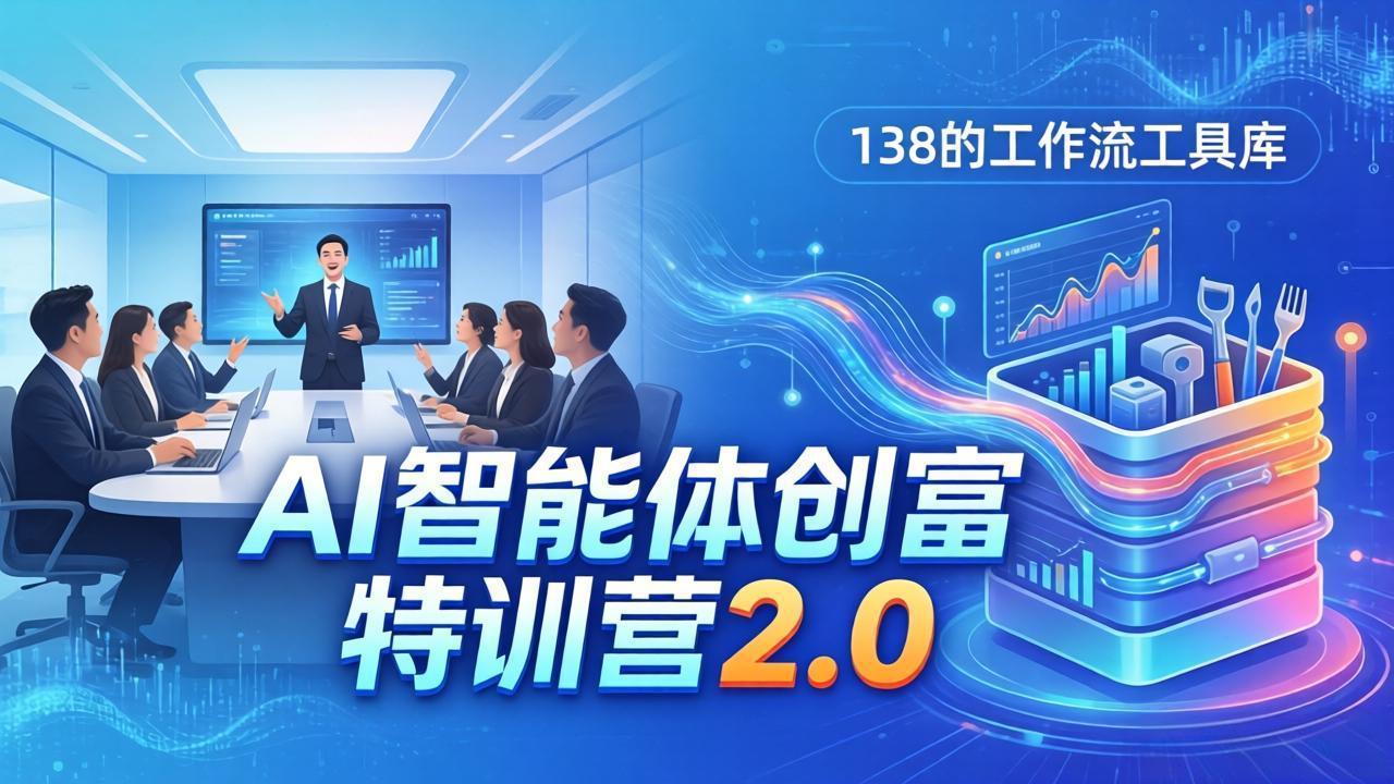 <span style='color:#ff0000'>AI智能体创富训练营2.0:3天闭门直播+视频课+工具库,从0到1搭建智能体附138个工作流</span>