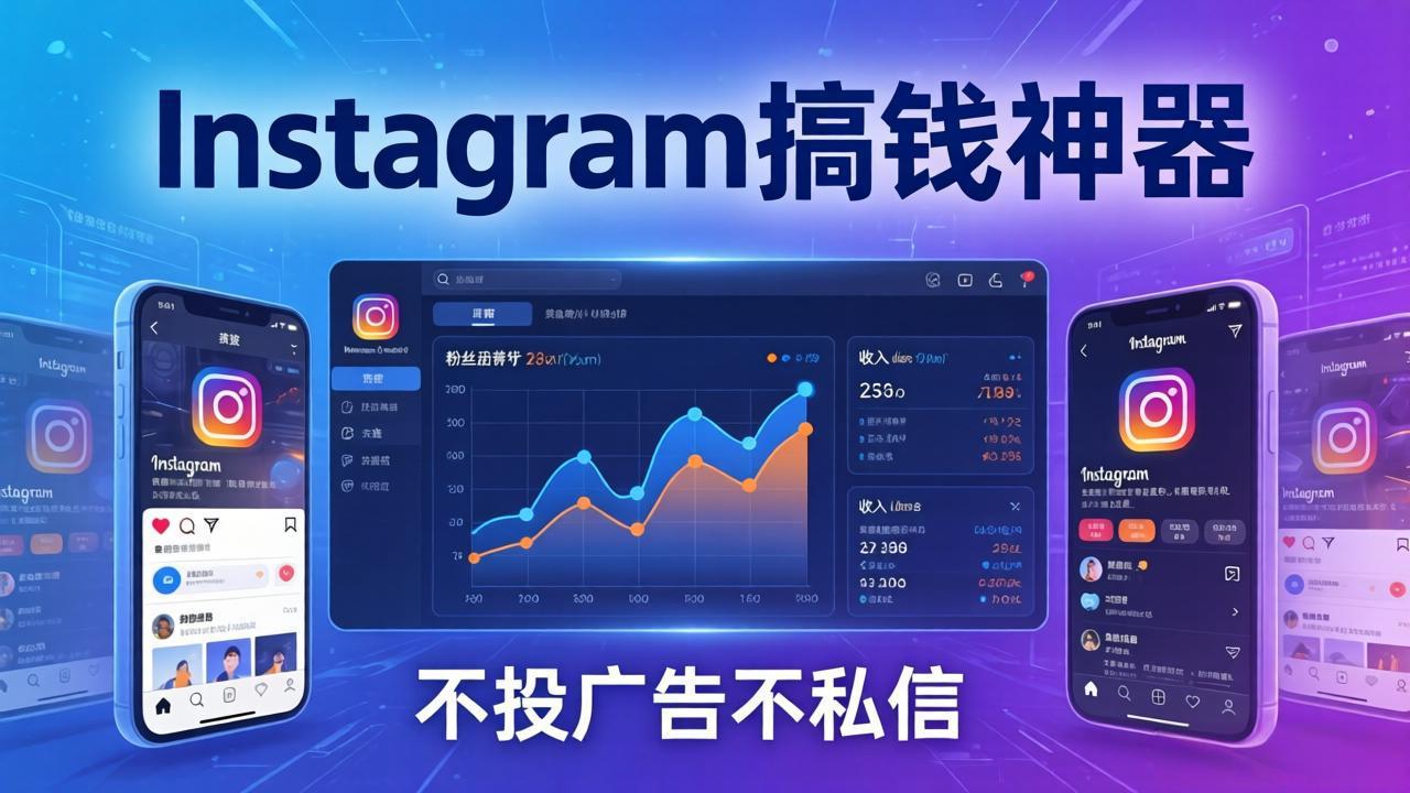 <span style='color:#bd7800'>Instagram搞钱神器：月涨6万粉+月入5万刀，不投广告不私信，靠算法+低价产品</span>