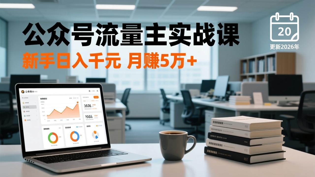 <span style='color:#bd7800'>公众号流量主实战课-更新26年3月，爆文写作、流量池运营、多平台分发，新手日入千元月赚</span>