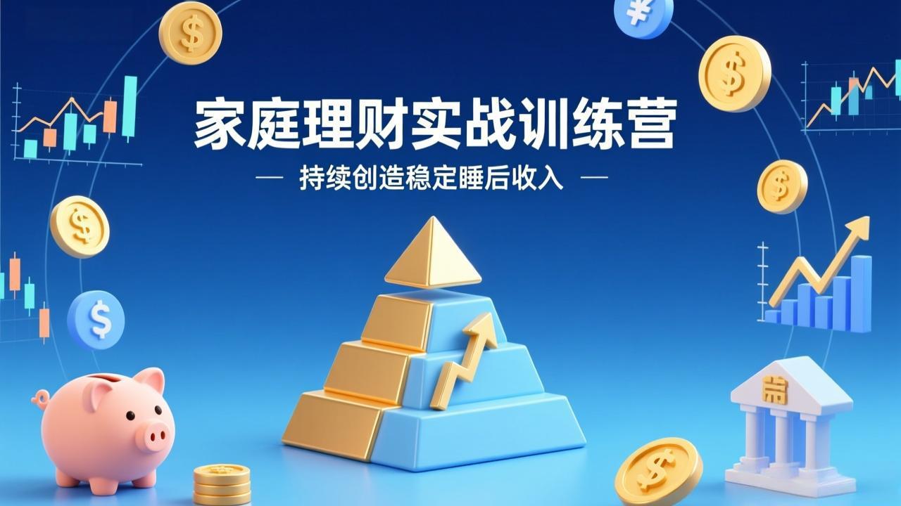 <span style='color:#ff0000'>家庭理财实战训练营:从0到1建体系,三阶进阶层层递进,助你持续创造稳定睡后收入</span>