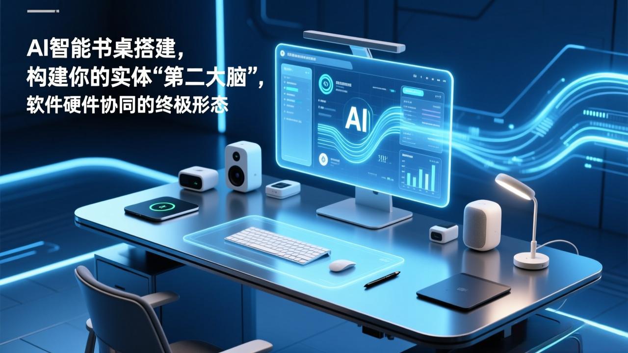 <span style='color:#001aff'>AI智能书桌搭建,构建你的实体“第二大脑”,软件硬件协同的终极形态</span>