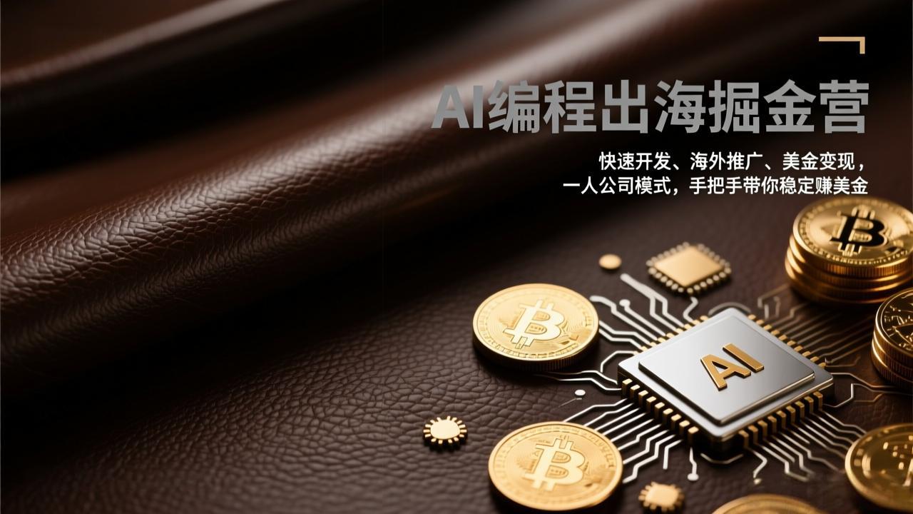 <span style='color:#001aff'>AI编程出海掘金营：快速开发、海外推广、美金变现，一人公司模式，手把手带你稳定赚美金</span>