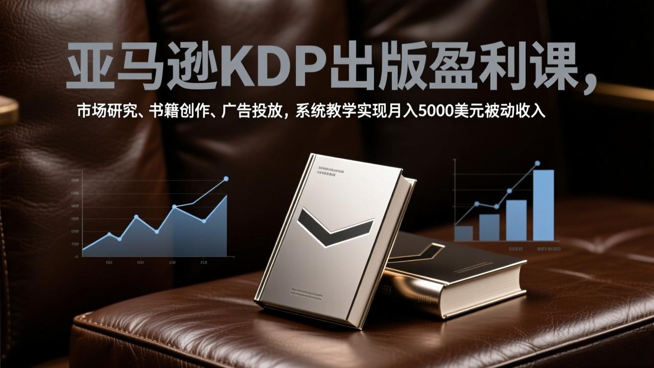 <span style='color:#078a00'>亚马逊KDP出版盈利课，市场研究、书籍创作、广告投放，系统教学实现月入5000美元被动收入</span>