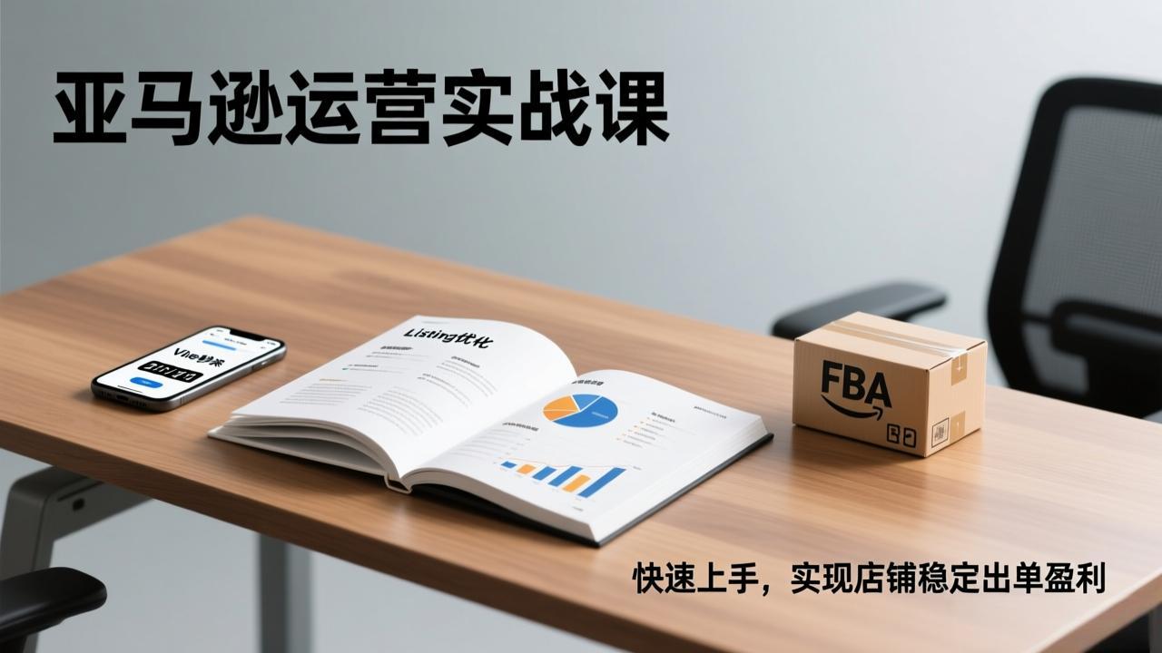 <span style='color:#a100e0'>亚马逊运营实战课，Listing优化、Vine秒杀、FBA发货，快速上手，实现店铺稳定出单盈利</span>