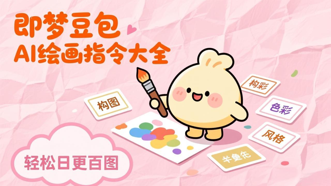 <span style='color:#bd7800'>即梦豆包AI绘画指令大全：海量关键词库一键复制，出图效率提升10倍，轻松日更百图</span>