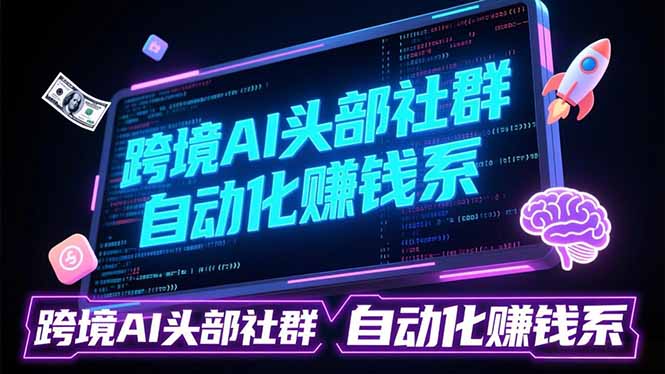<span style='color:#a100e0'>跨境AI头部社群前沿精选：聚焦可落地的AI实战经验，快速构建你的自动化赚钱系</span>