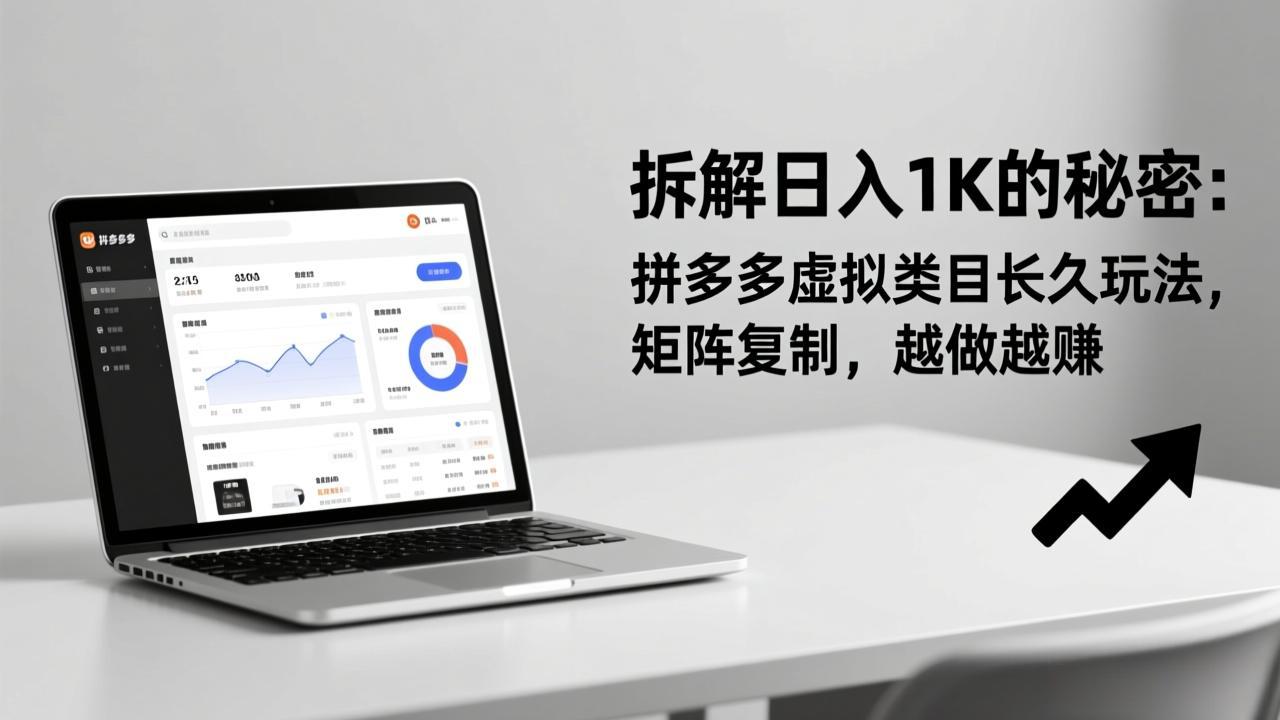 <span style='color:#ff0000'>拆解日入 1K 的秘密：拼多多虚拟类目长久玩法，矩阵复制，越做越赚</span>