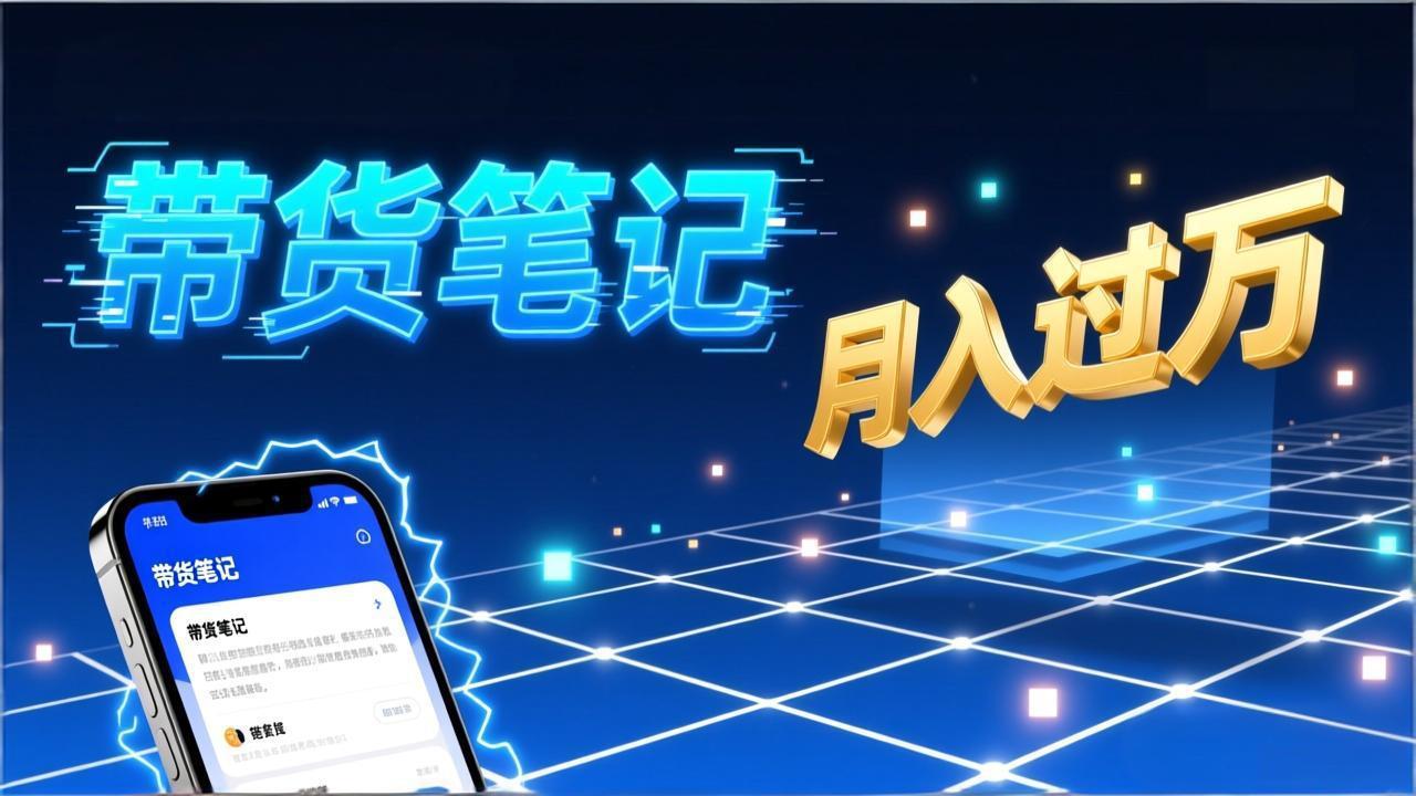 <span style='color:#ff0000'>小红书爆款笔记带货实战：拆解封面标题正文全要素，手把手教你单篇笔记带货月入过万</span>
