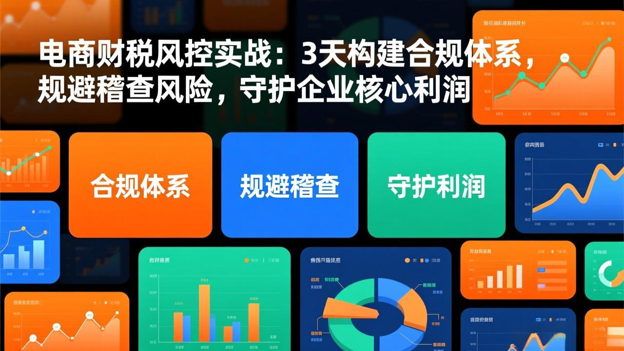 <span style='color:#078a00'>电商财税风控实战:3天构建合规体系,规避稽查风险,守护企业核心利润</span>