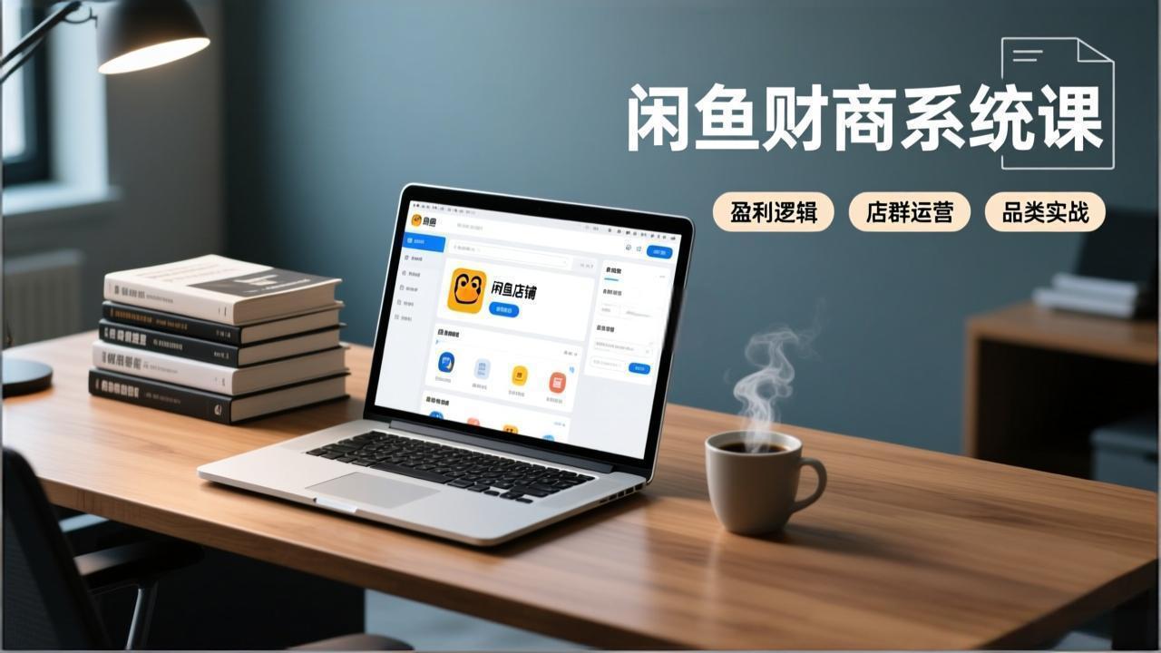 <span style='color:#ff0000'>闲鱼财商系统课:从盈利逻辑、店群运营到品类实战,实现稳定月入过万</span>