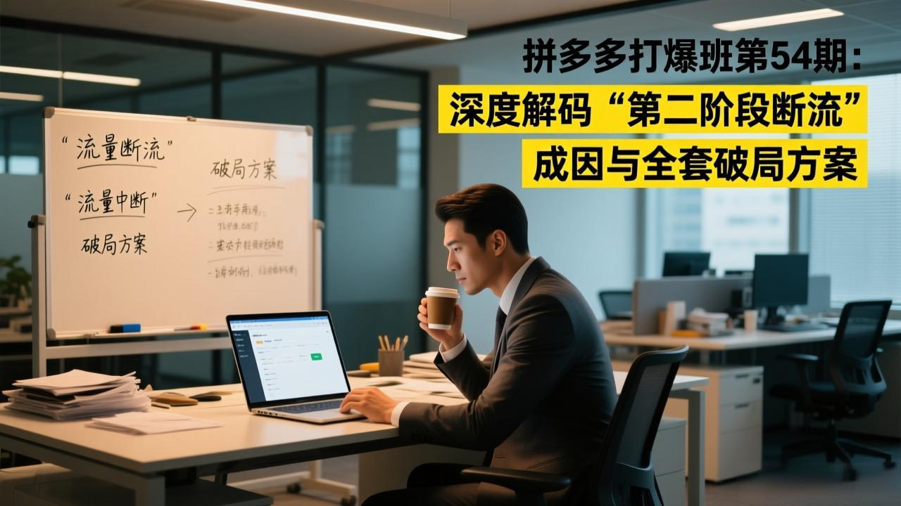 <span style='color:#bd7800'>拼多多打爆班第54期:深度解码“第二阶段断流”成因与全套破局方案</span>