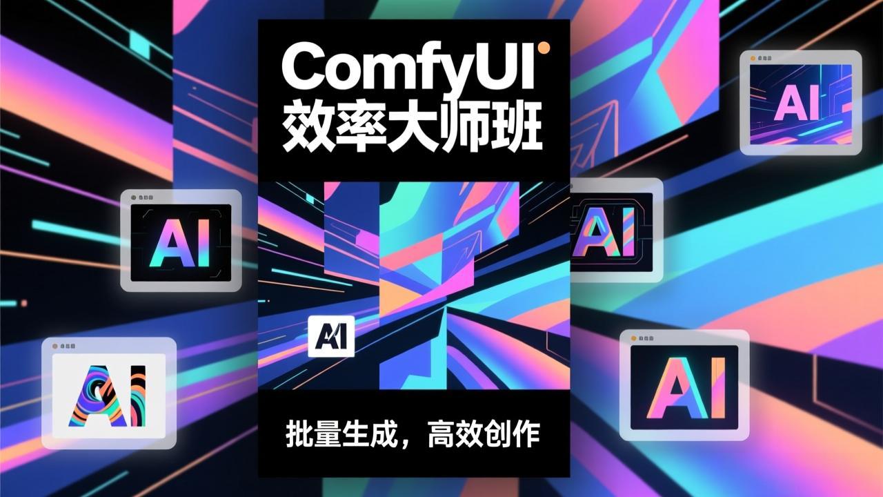 <span style='color:#a100e0'>ComfyUI效率大师班:工作流搭建,批量生成,将个人AI出图效率提升5-10倍,月接单收入1-3万</span>