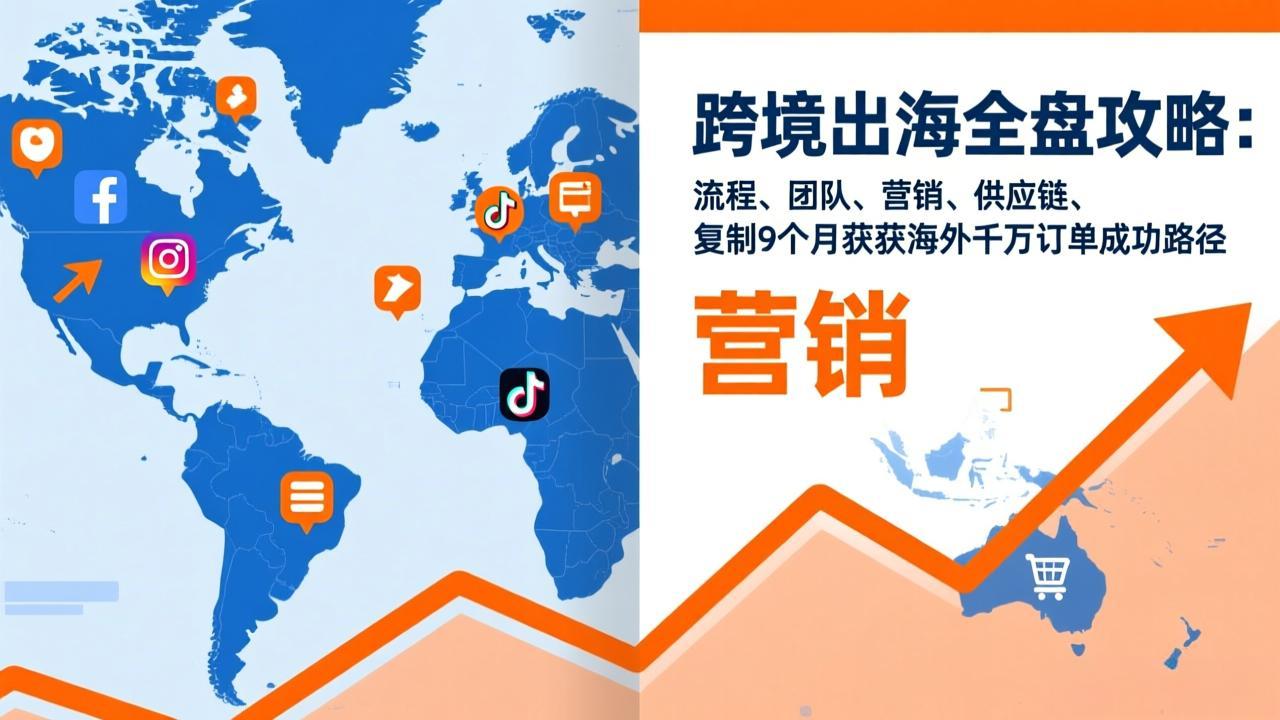 <span style='color:#001aff'>跨境出海全盘攻略:流程,团队,营销,供应链,复制9个月斩获海外千万订单成功路径</span>