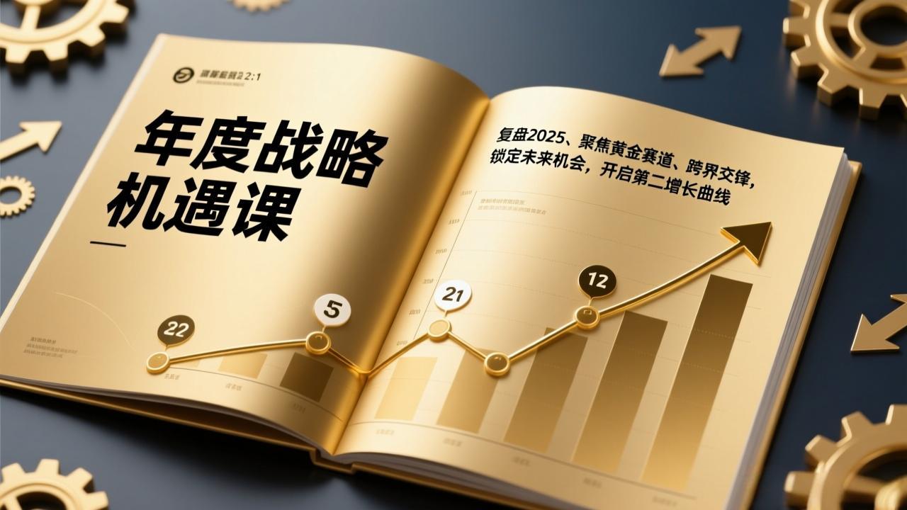 <span style='color:#001aff'>年度战略机遇课,复盘2025、聚焦黄金赛道、跨界交锋,锁定未来机会,开启第二增长曲线</span>