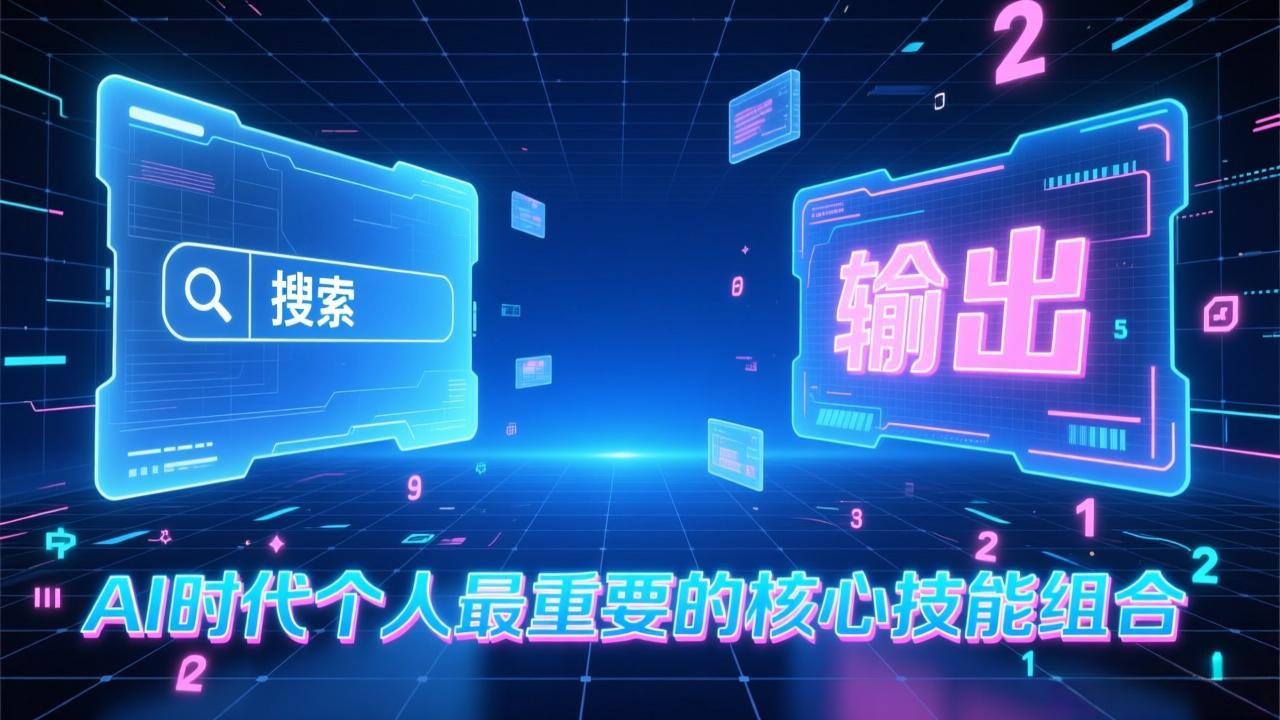 <span style='color:#ff0000'>付费文章:AI时代个人最重要的核心技能组合:“输出能力”和“搜索能力</span>