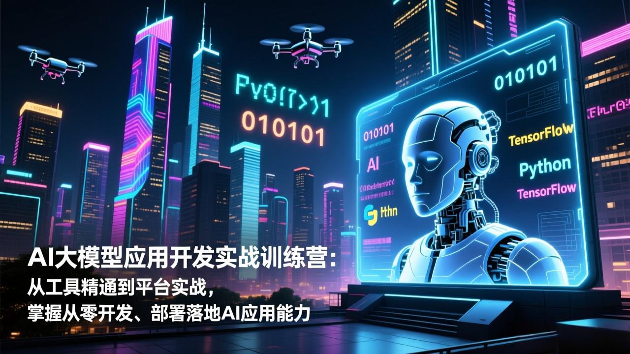 <span style='color:#bd7800'>AI大模型应用开发实战训练营:从工具精通到平台实战,掌握从零开发、部署落地AI应用能力</span>