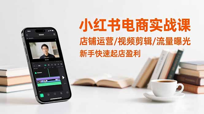 <span style='color:#001aff'>小红书电商实战课:店铺运营/视频剪辑/流量曝光,新手快速起店盈利</span>