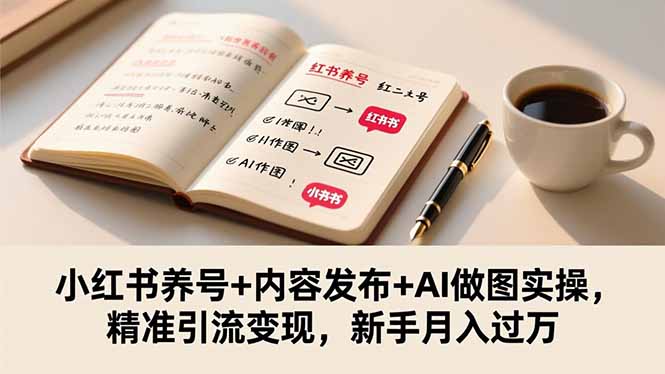 <span style='color:#078a00'>小红书养号+内容发布+AI做图实操,精准引流变现,新手月入过万</span>