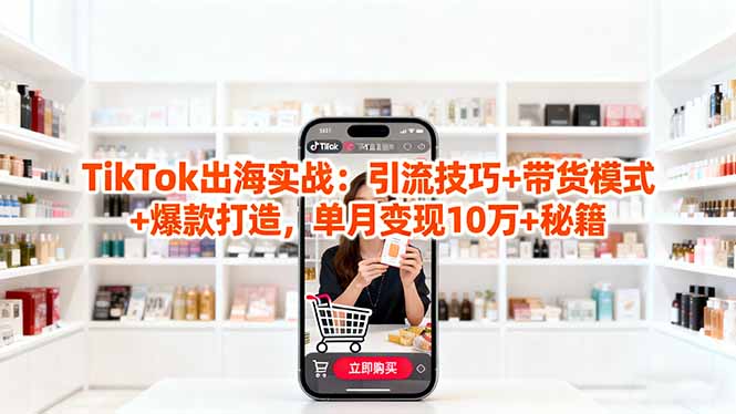 <span style='color:#bd7800'>「TikTok出海实战」引流技巧+带货模式+爆款打造,单月变现10万+秘籍</span>