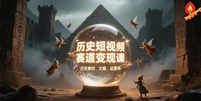 <span style='color:#bd7800'>历史短视频赛道变现课，百集素材库应用，文案剪辑技巧，账号运营全案</span>