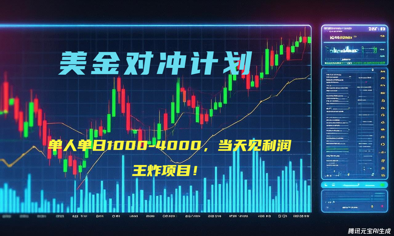 <span style='color:#bd7800'>2025年最暴力项目“美金先登计划”最新最强对冲战法，每日实际收益</span>