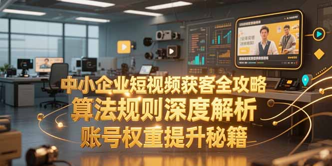 <span style='color:#ff0000'>中小企业短视频获客全攻略,算法规则深度解析,账号权重提升秘籍</span>