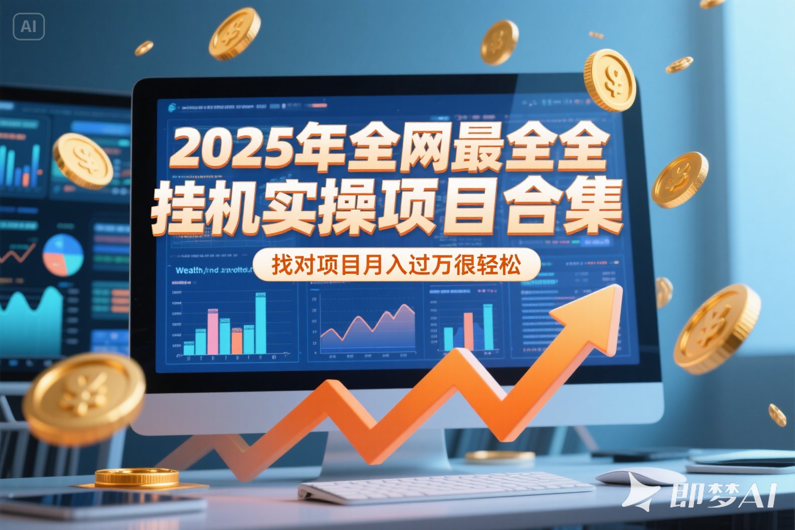 <span style='color:#078a00'>2025年挂机实操项目实操演练，挂机类型，AI直播类型，轻资产创业类型</span>