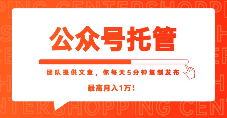 <span style='color:#001aff'>【公众号托管 】我提供文章,你每天5分钟复制发布,最高月入</span>