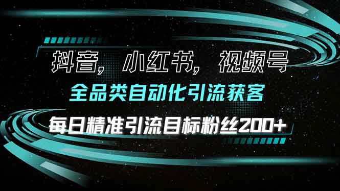 <span style='color:#078a00'>抖音小红书视频号全品类自动化引流获客，每日精准引流目标粉丝</span>