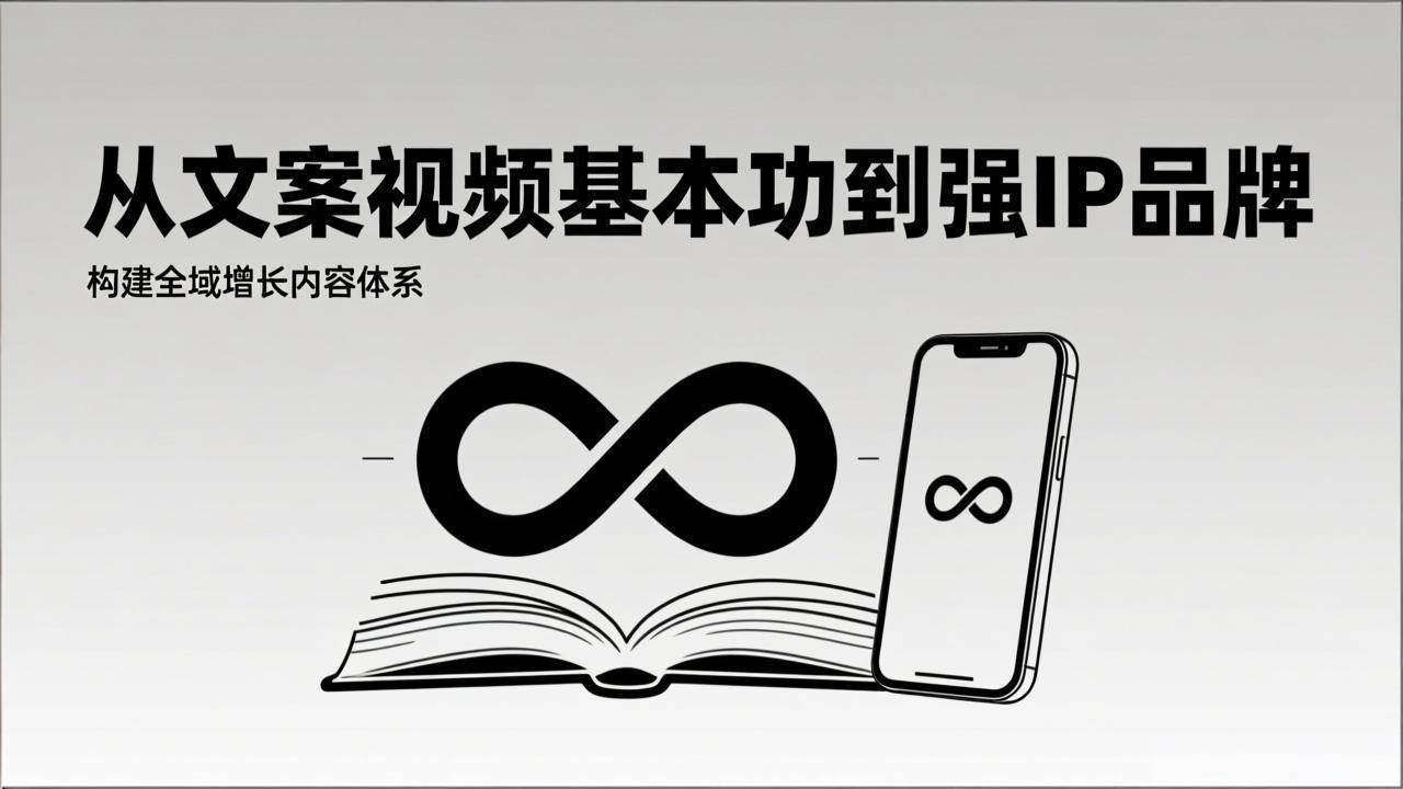 内容获客系统构建指南：从文案视频基础到品牌IP塑造，打造全域增长内容体系