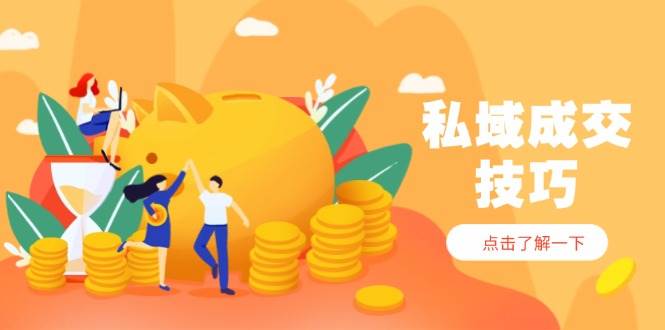 (14566期)私域成交技巧,帮你从入门到精通,破解四大痛点,快速变现,轻松收钱 (14566期)私域成交技巧,帮你从入门到精通,破解四大痛点,快速变现,轻松收钱