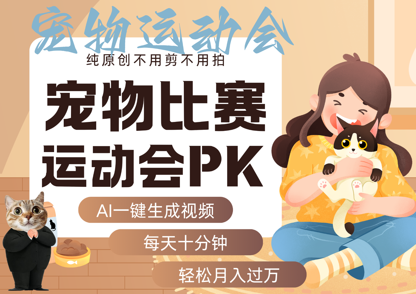 AI萌宠运动员跳水 射击 篮球 足球比赛 每天十分钟 附详细提示词文案库 代替做… AI萌宠运动员跳水 射击 篮球 足球比赛 每天十分钟 附详细提示词文案库 代替做…