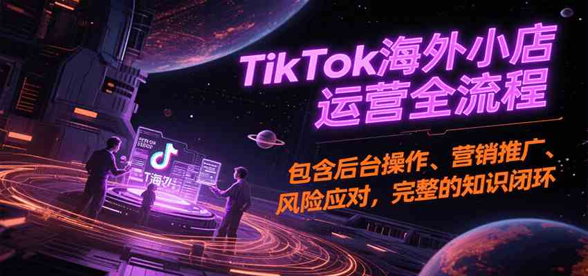 TikTok海外小店运营全流程,包含后台操作、营销推广、风险应对,完整的知识闭环 TikTok海外小店运营全流程,包含后台操作、营销推广、风险应对,完整的知识闭环