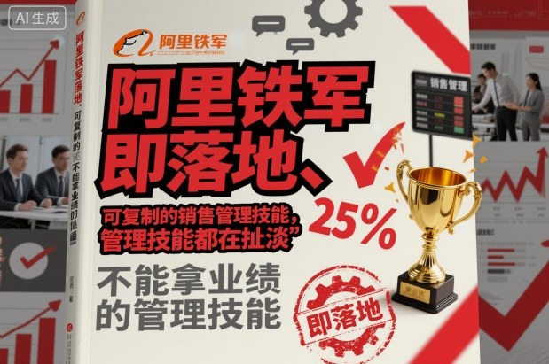 阿里铁军即落地、可复制的销售管理技能,不能拿业绩的管理技能都在扯淡 阿里铁军即落地、可复制的销售管理技能,不能拿业绩的管理技能都在扯淡