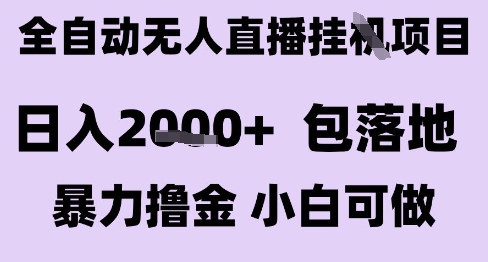 抖音无人直播新玩法、日收益可达两千元、零基础小白轻松上手实操