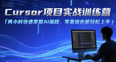 Cursor实战训练营、两小时掌握AI编程、零基础轻松上手