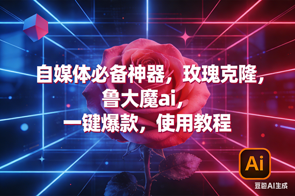 AI鲁大魔克隆神器、一键生成爆款内容、自媒体高效创作详细教程