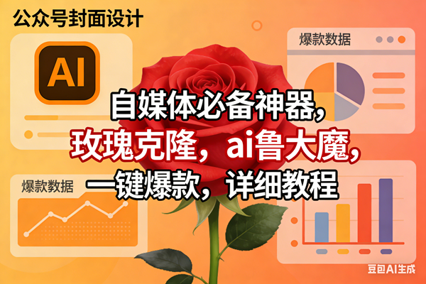玫瑰克隆工具AI鲁大魔、自媒体爆款神器、一键生成详细教程