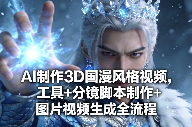 AI赋能3D国漫创作、全流程工具解析、从分镜到视频生成实战