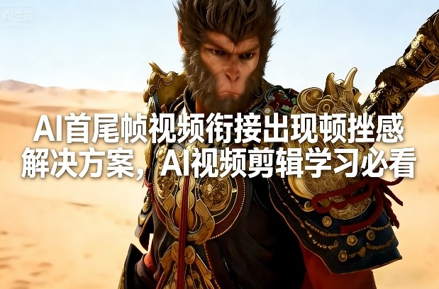 AI视频剪辑学习指南、首尾帧衔接顿挫感解析、高效解决方案全掌握