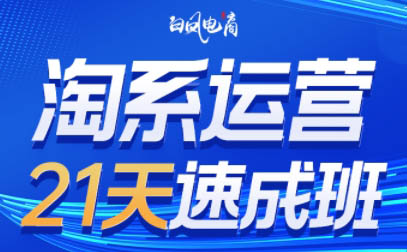 白凤电商淘系运营速成班、21天系统实战课程、二月最新内容全面升级