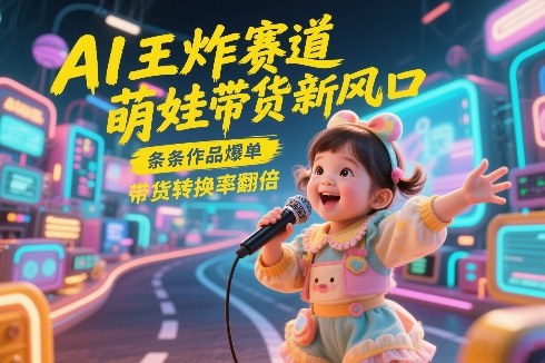 AI赛道新风口、萌娃带货引爆销量、爆单逻辑深度拆解