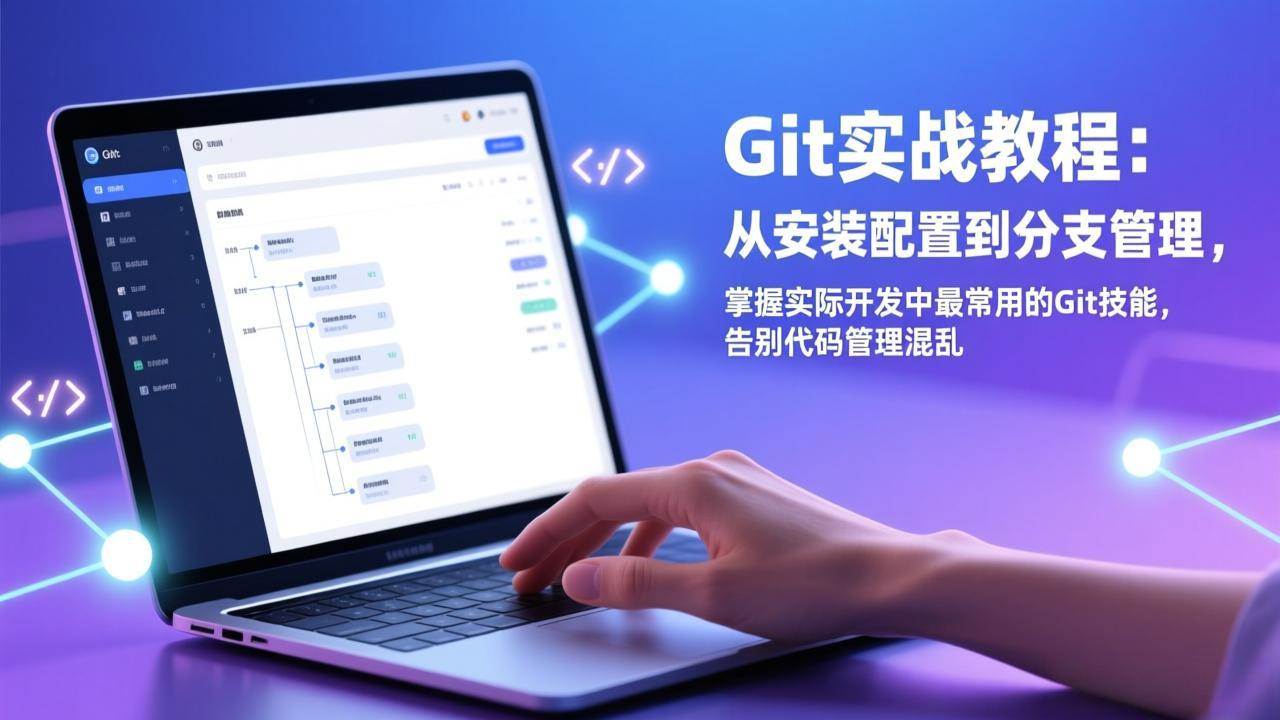 Git实战教程：从安装配置到分支管理、掌握核心技能告别代码混乱