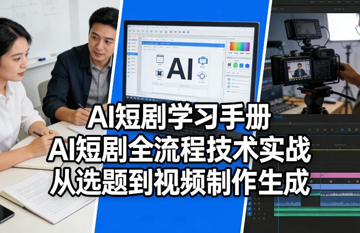 AI短剧创作实战指南、全流程技术解析、从选题到生成高效制作
