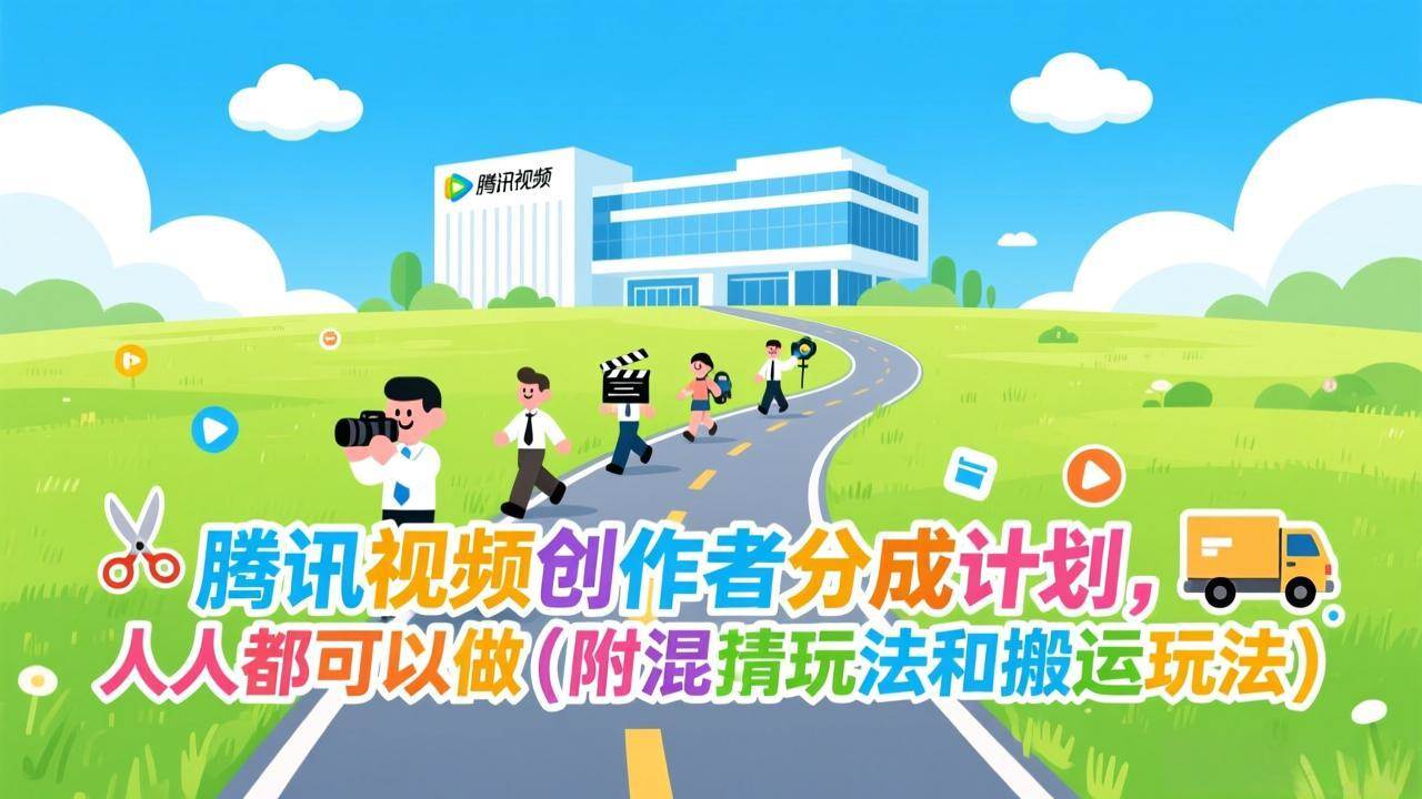 (17137期)腾讯视频创作者分成计划,人人都可以做(附混剪玩法和搬运玩法)