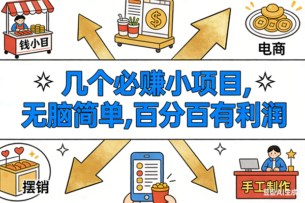(16956期)9个必赚小项目,无脑简单,百分百有利润,副业首选,日入200+