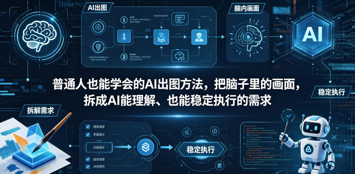 普通人也能掌握的AI绘图技巧，拆解脑内画面，形成稳定输出方案