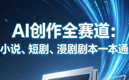 AI创作全指南，小说短剧，漫剧剧本通